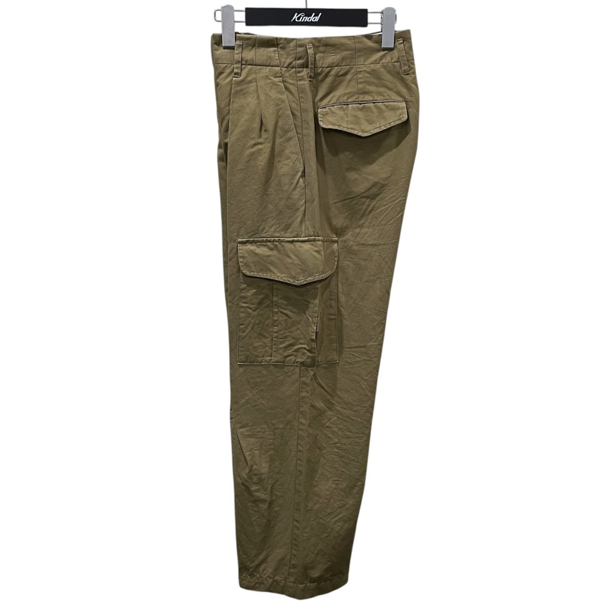 コットンリネンダブルタックカーゴパンツ C／LI DOUBLE TUCK CARGO PANTS 02-1801-1005-13