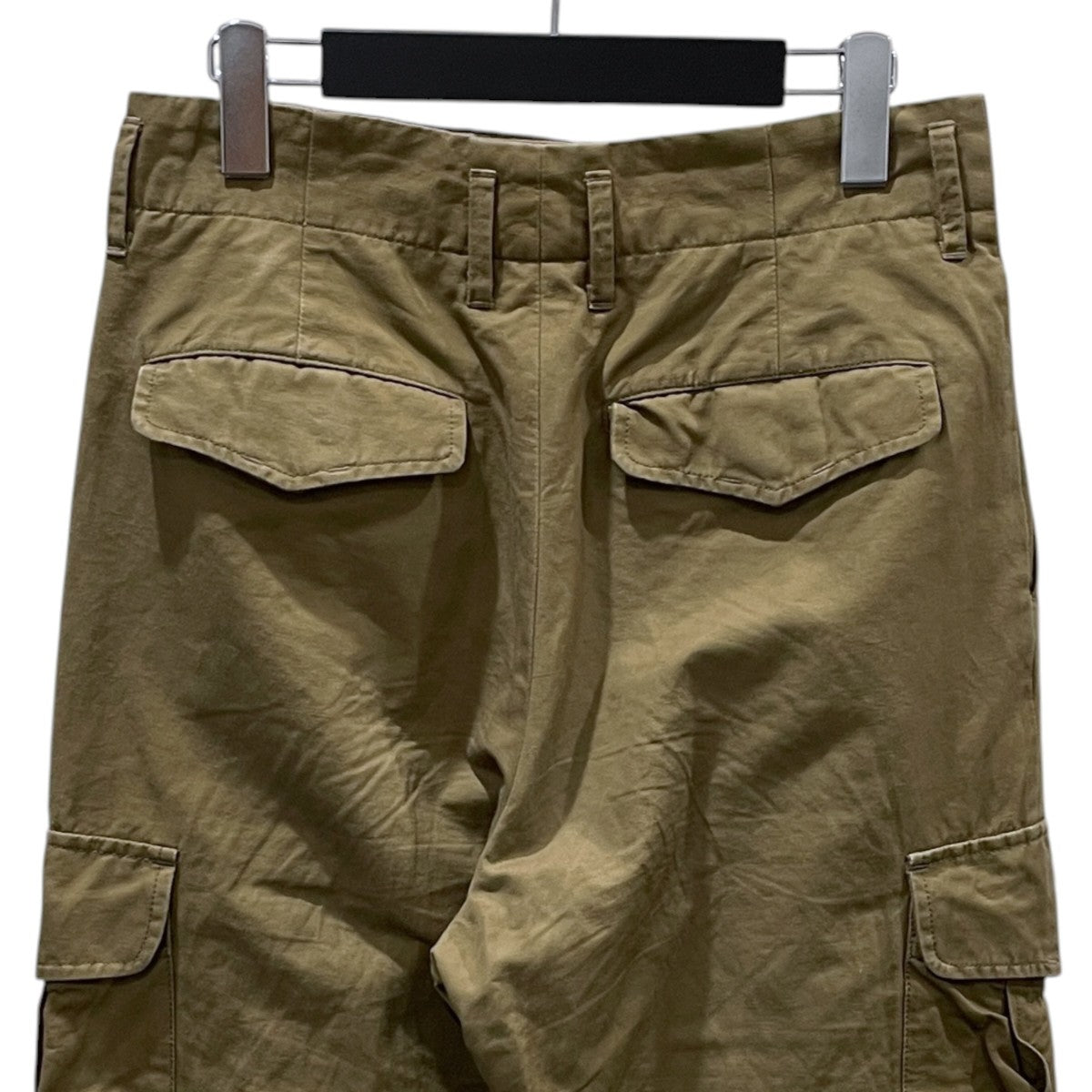 コットンリネンダブルタックカーゴパンツ C／LI DOUBLE TUCK CARGO PANTS 02-1801-1005-13