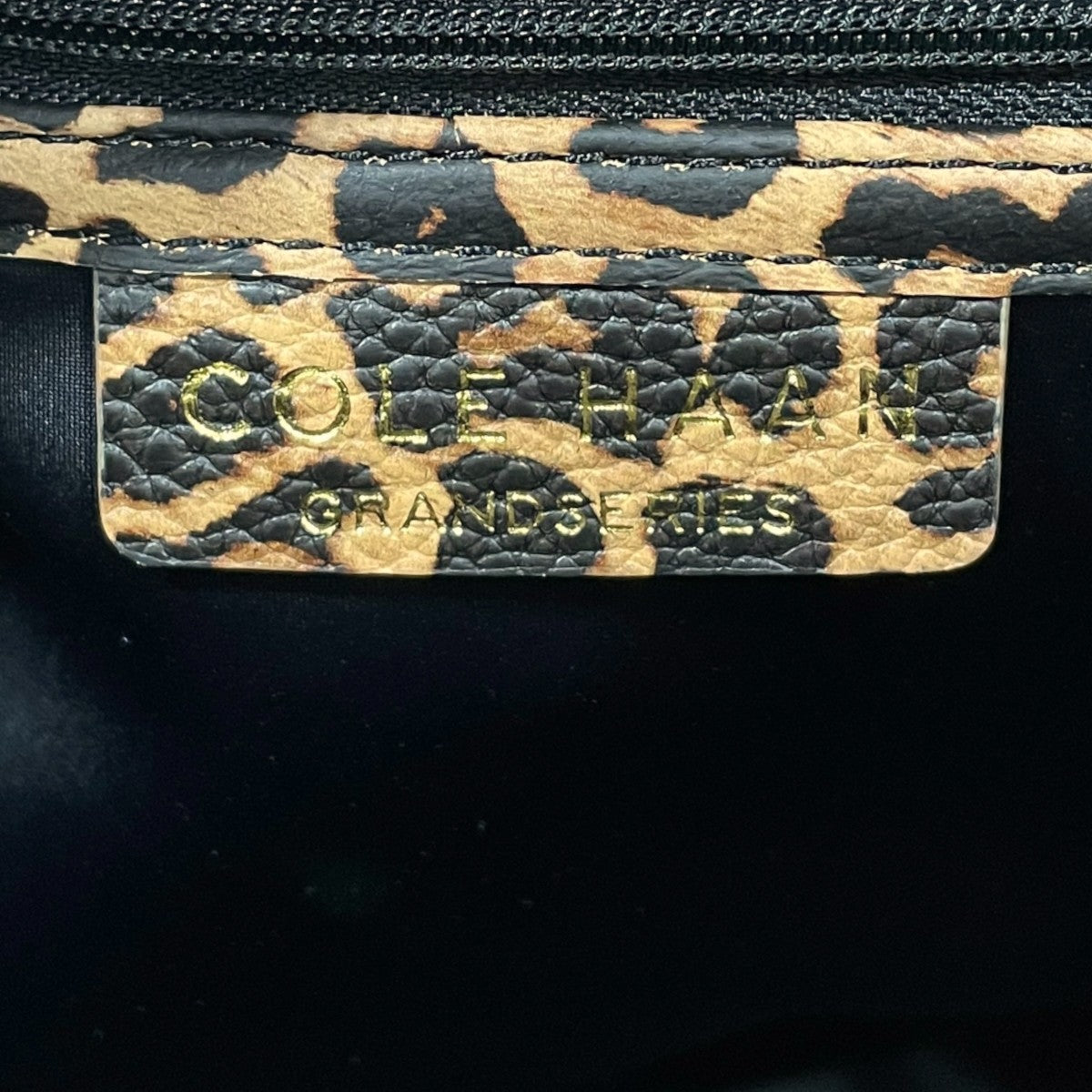 レオパード柄rザー2WAYショルダーバッグ ハンドバッグ Small Turnlock Tote スモール ターンロック トート U04699