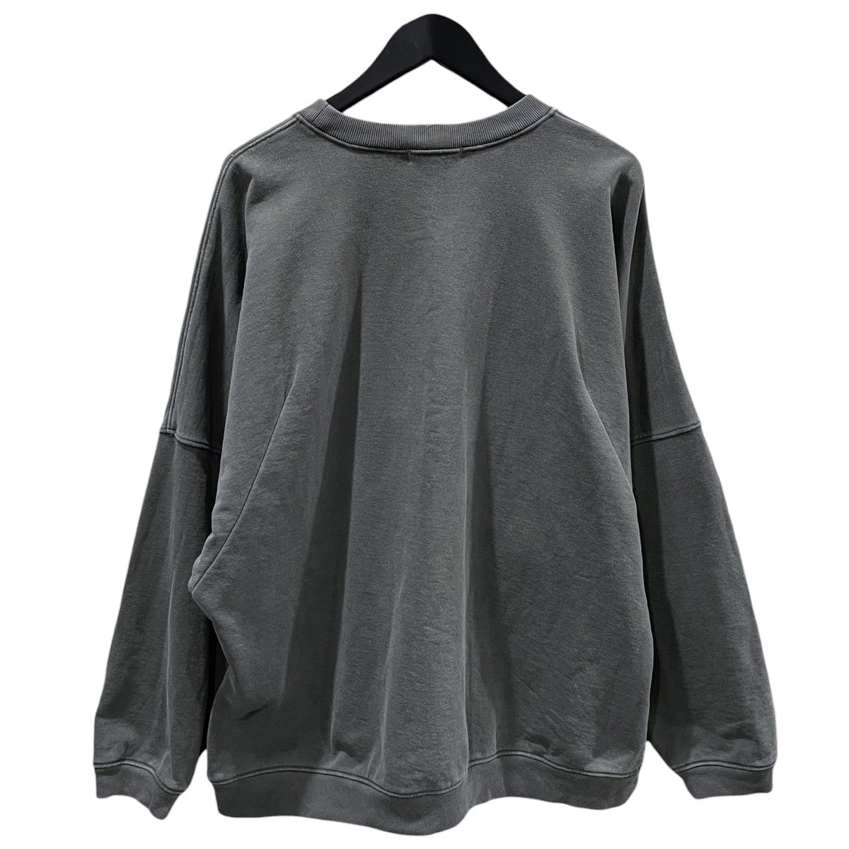 22AW 加工スウェットトレーナー PIGMENT DYE DOLMAN SWEATER ピグメント ダイ ドルマン セーター KON-CS01223