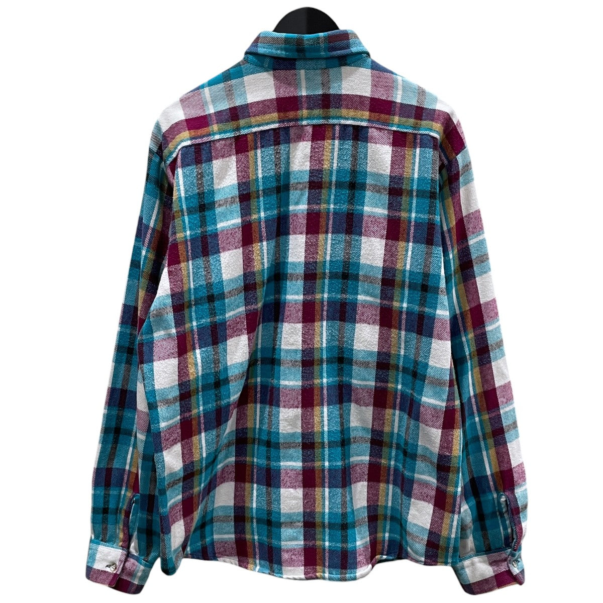90s チェック柄フランネルシャツ MADE IN U．S．A．Heavy Flannel Plaid Shirt ヘビーフランネル プレイド シャツ 3063-PL4