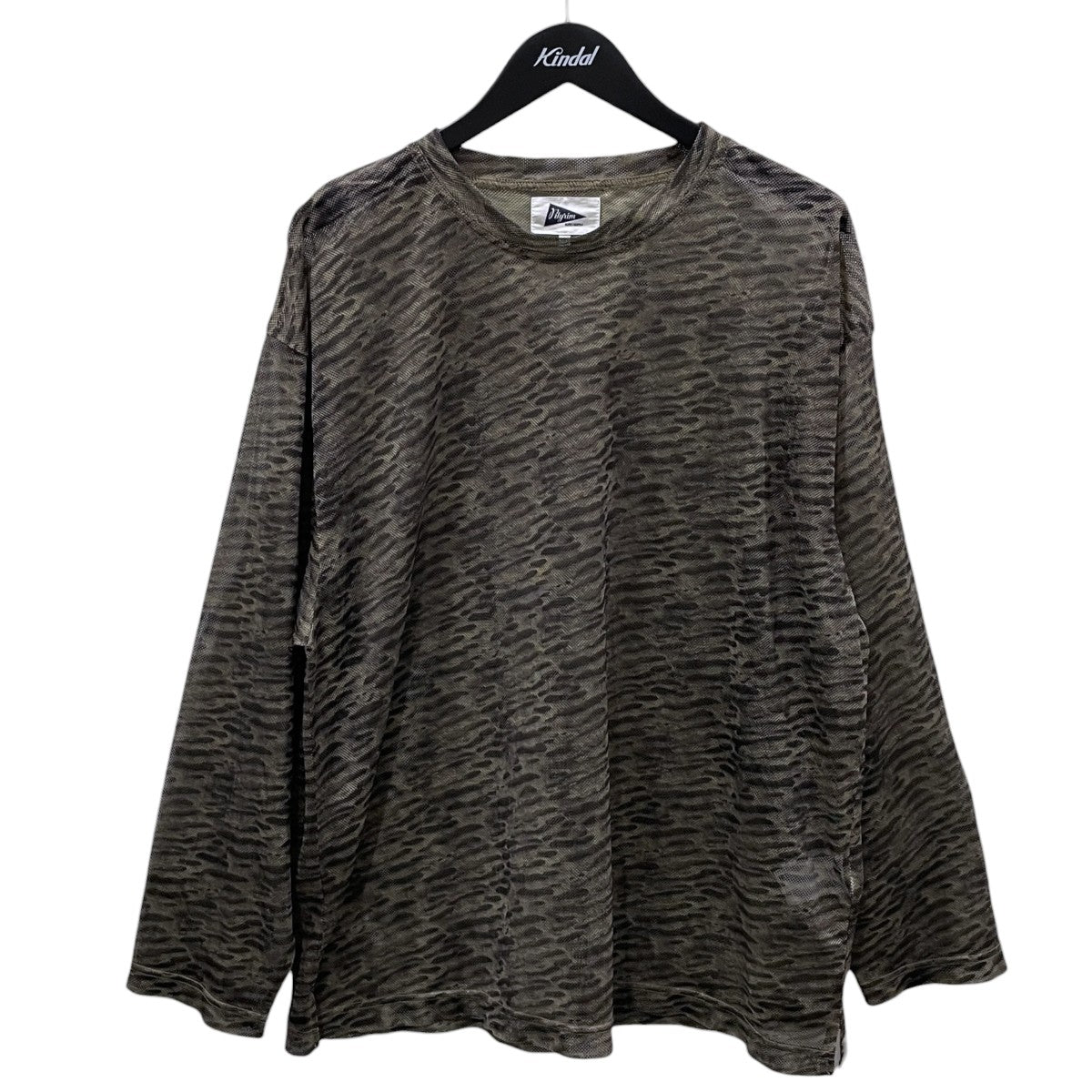 26SS メッシュカットソー Nick Printed Mesh Crew ニック プリンテッド メッシュ クルー 36-14-0271-101