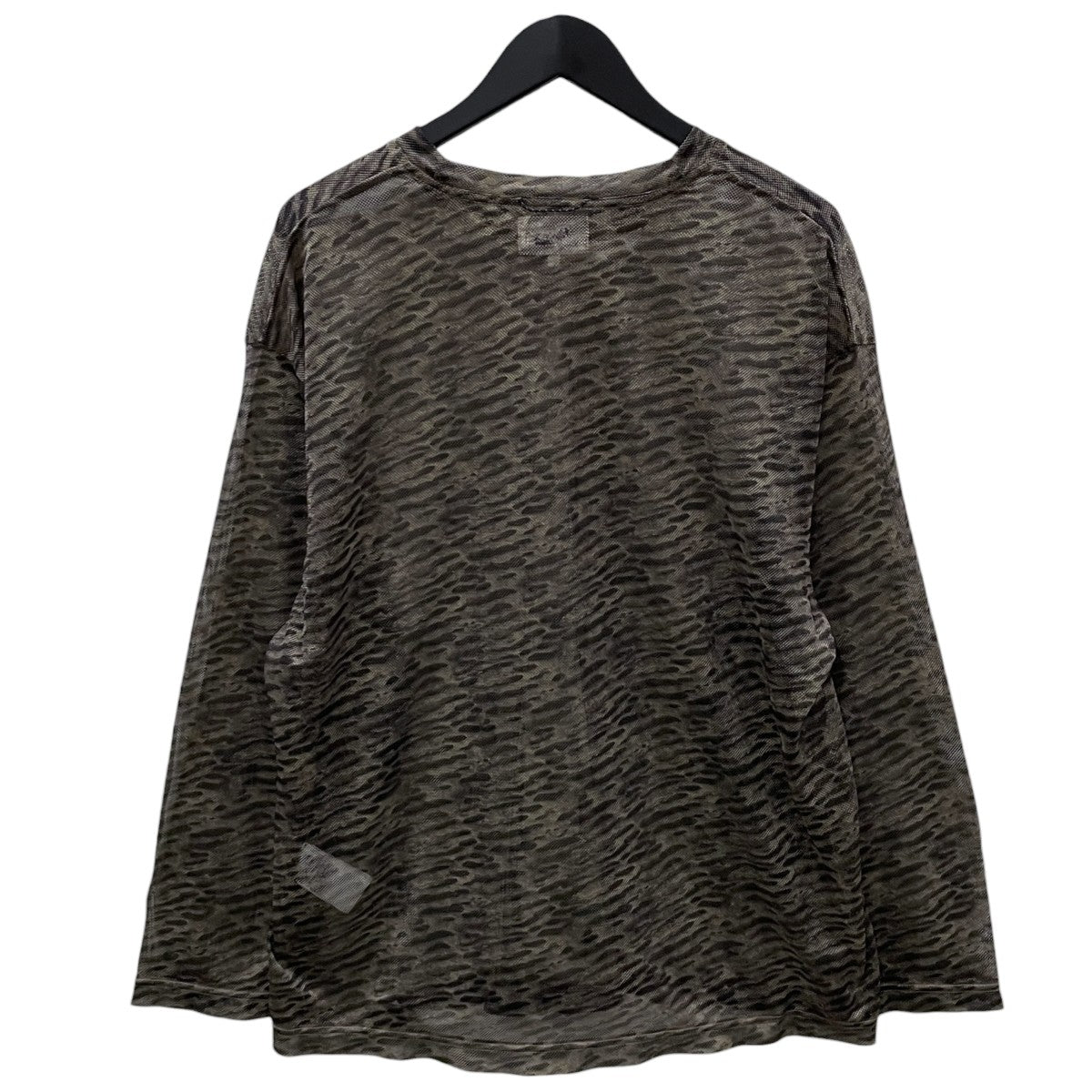 26SS メッシュカットソー Nick Printed Mesh Crew ニック プリンテッド メッシュ クルー 36-14-0271-101