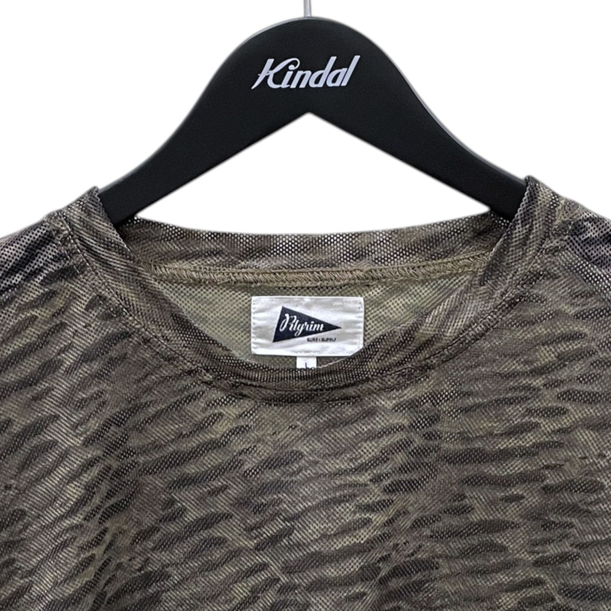 26SS メッシュカットソー Nick Printed Mesh Crew ニック プリンテッド メッシュ クルー 36-14-0271-101