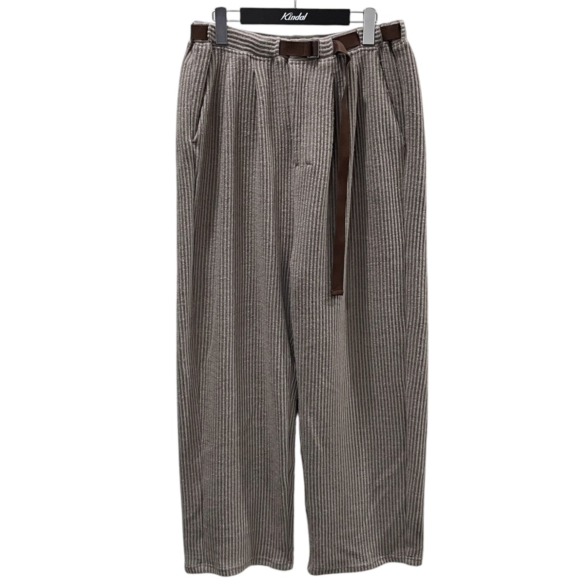 25AW ウールコードベルトレススラックス WOOLCORD BELTLESS SLACKS ANC-PT85-B
