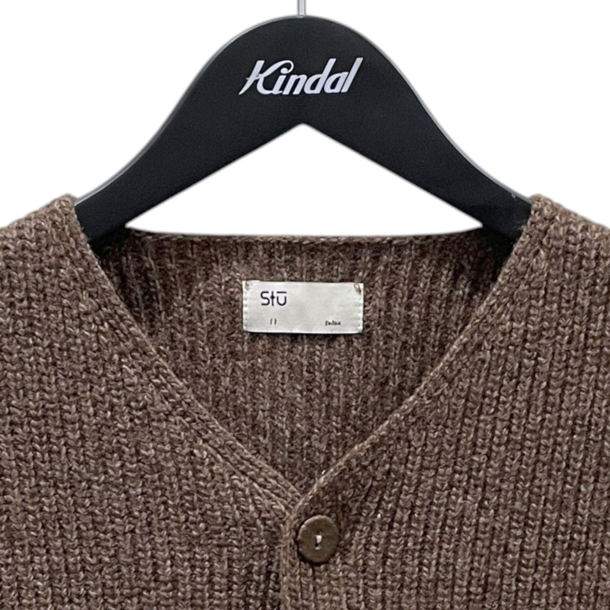 25AW ニットベスト melange knit chokki メランジ ニット チョッキ KN25011