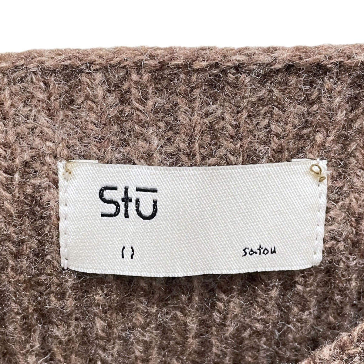 25AW ニットベスト melange knit chokki メランジ ニット チョッキ KN25011