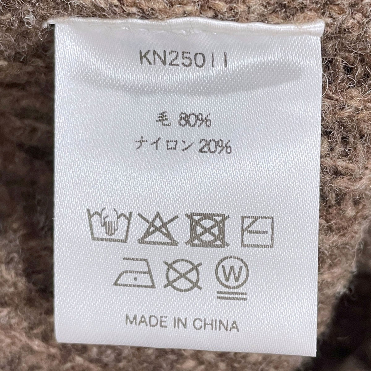 25AW ニットベスト melange knit chokki メランジ ニット チョッキ KN25011