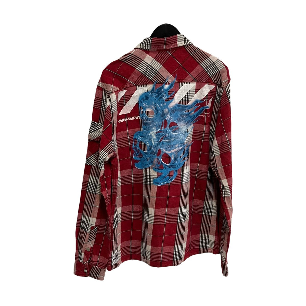 19SSDiag Zip Check ShirtチェックシャツジャケットOMGA077S19D21017
