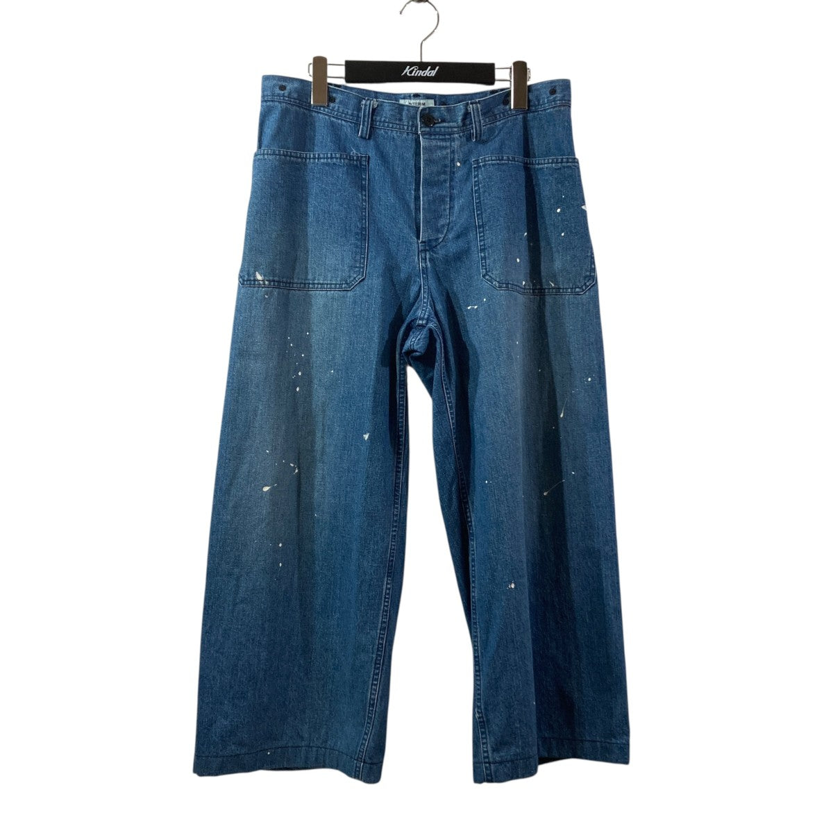 NAVY SELVEDGE NEP DENIM TROUSERデニムパンツIT24S487AP