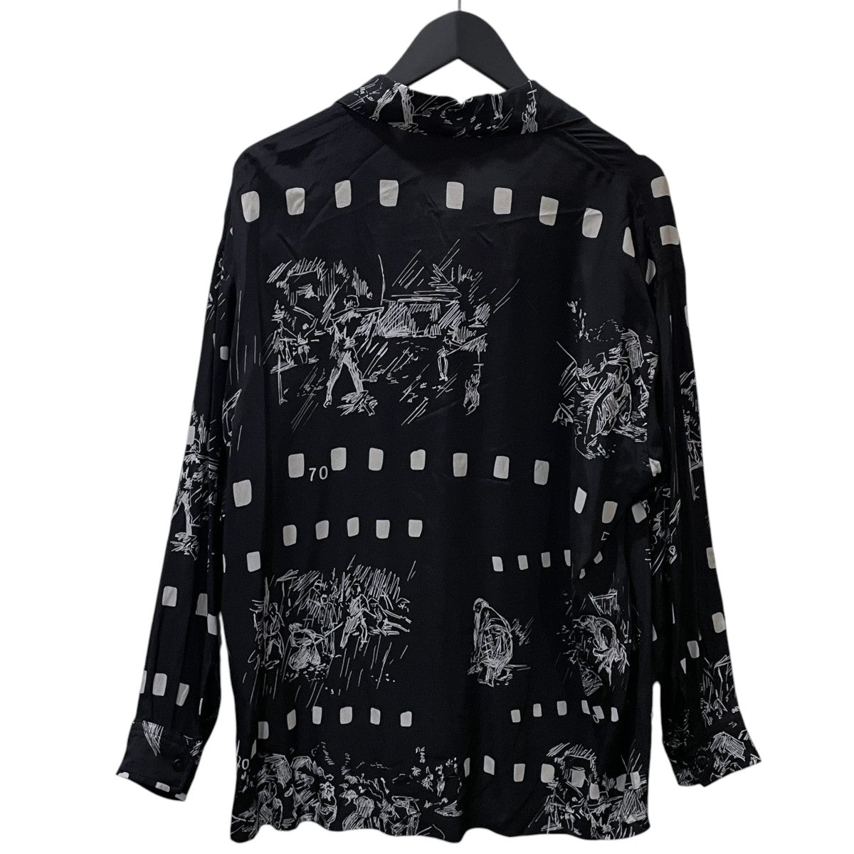 24SS 長袖アロハシャツ ALOHA LONG SHIRT 七人の侍 PC ORIGINAL ILLUSTRATION PC-024-2723-0010-0001
