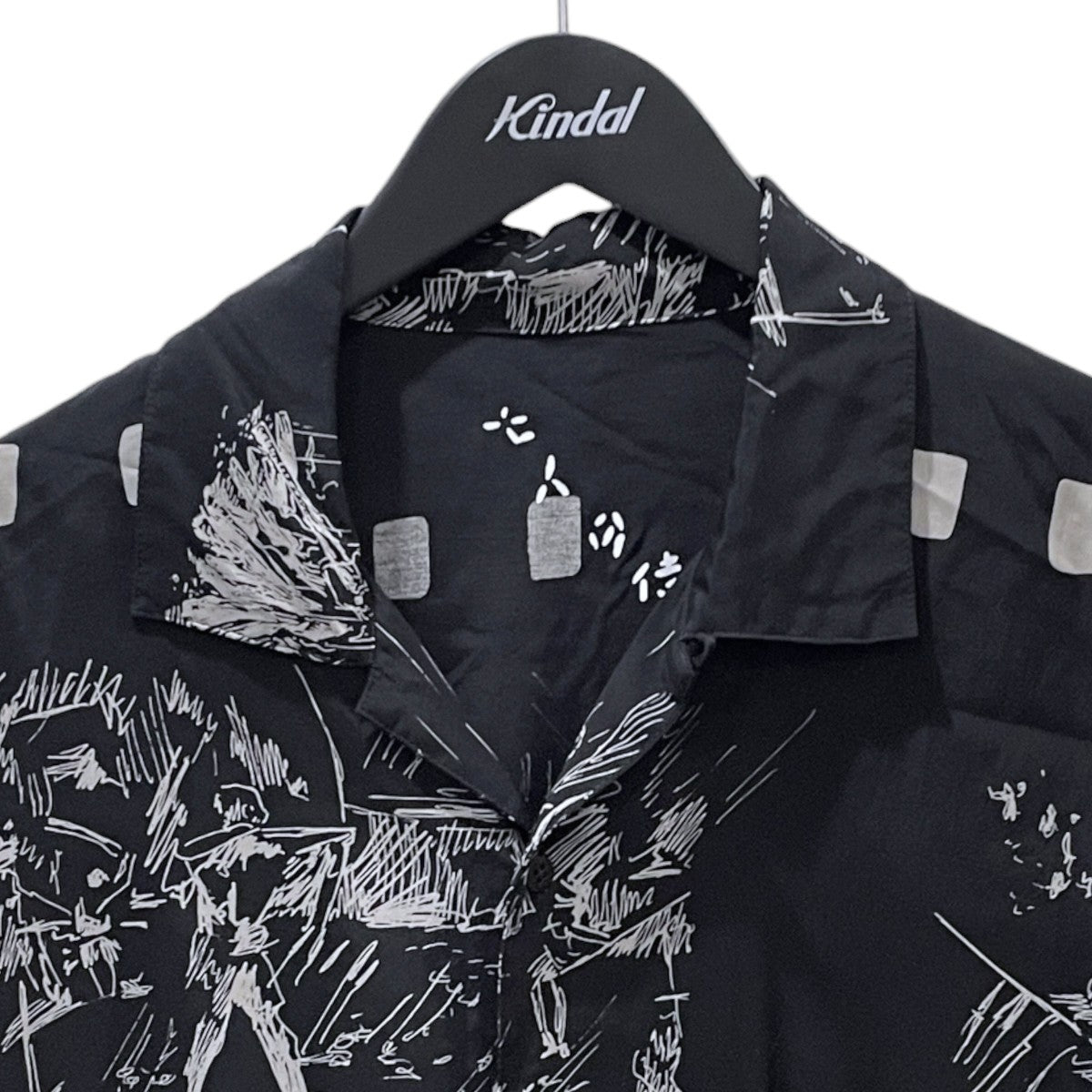 24SS 長袖アロハシャツ ALOHA LONG SHIRT 七人の侍 PC ORIGINAL ILLUSTRATION PC-024-2723-0010-0001