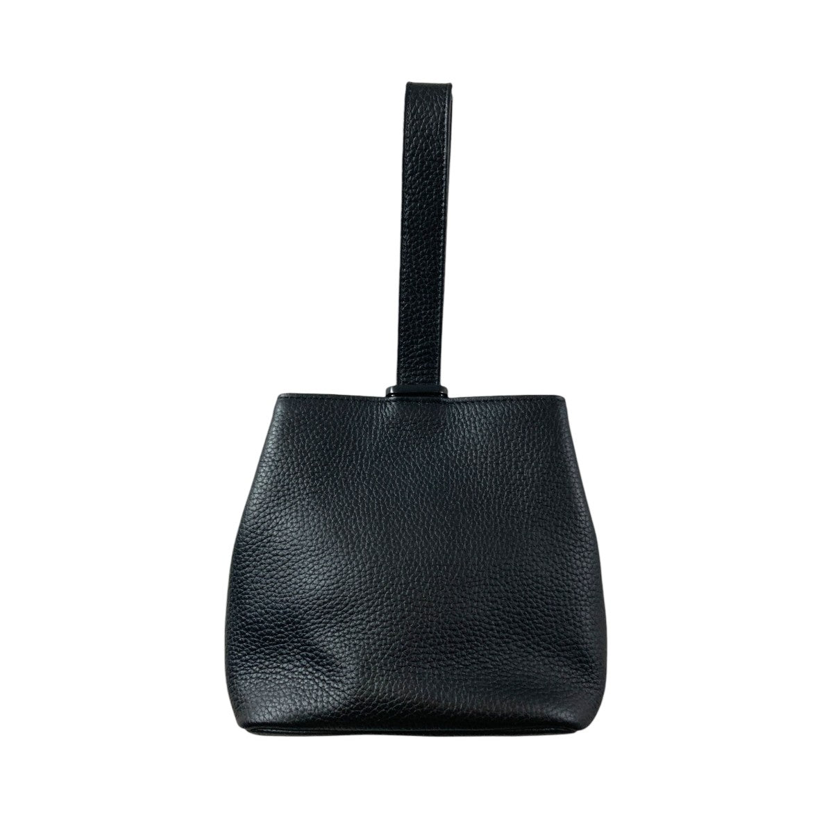 ハッシュタグ巾着レザーバッグ ブラック HushTug(ハッシュタグ) 巾着レザーバッグ巾着バッグ ブラック｜【公式