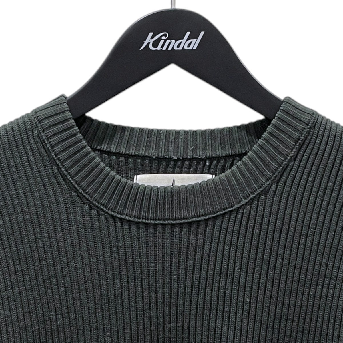 20AW リブニットセーター PURE WOOL FULL RIBBED CREWNECK KNIT ピュアウール フル リブド クルーネック ニット 7315521C2