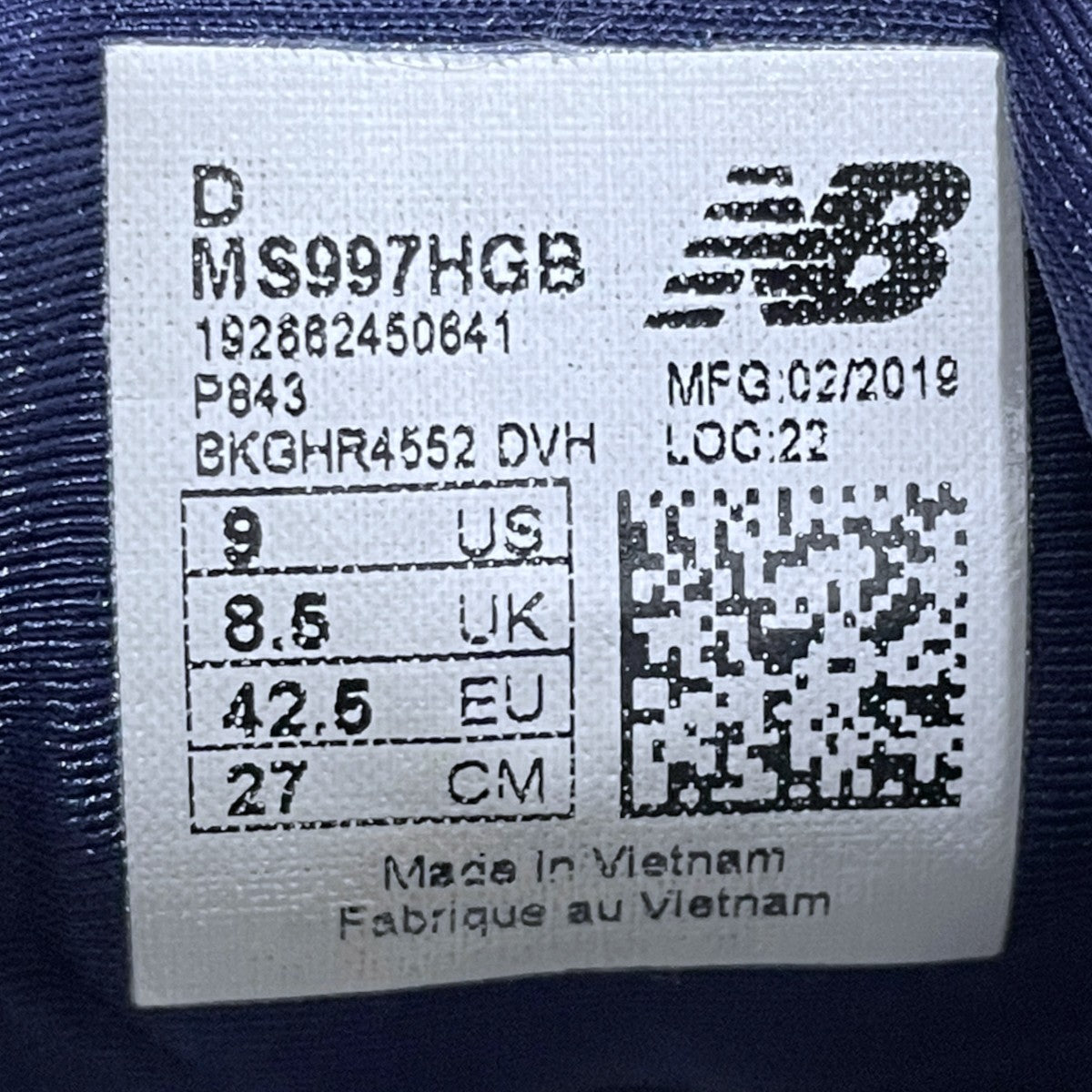 スニーカー 997 Sport 997 スポーツ MS997HGB