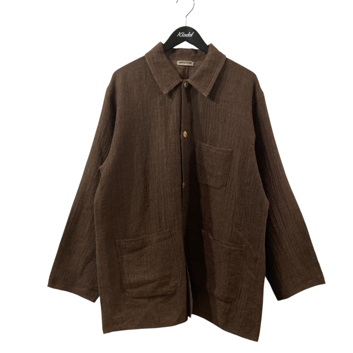 GUPTA WOOL W FACE COVERALLギュプタウールダブルフェイスカバーオールMT5303-0606