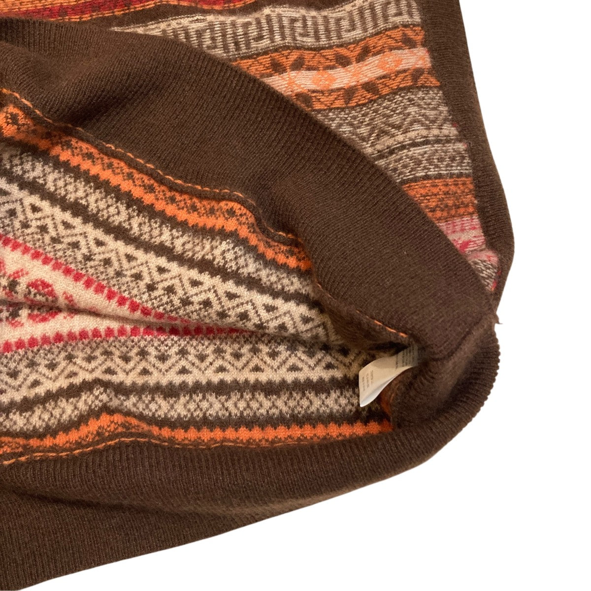 CASHMERE FAIRISLE MIDDLE VESTニットベスト25W-BIS-KN02L