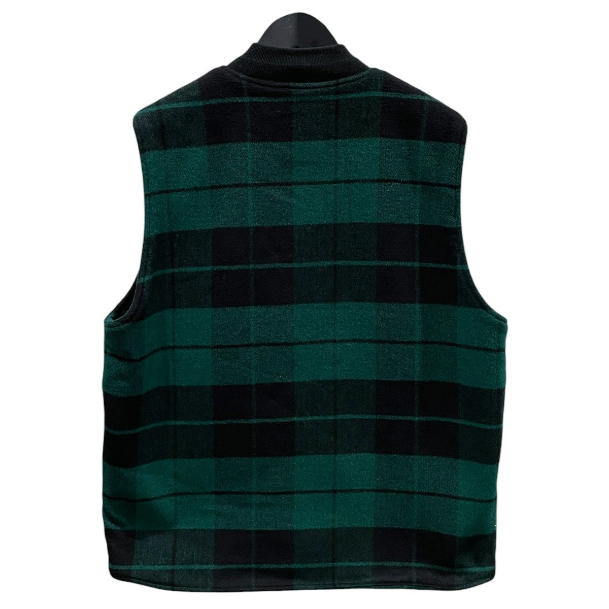 20AW 裏ボアチェック柄ジップアップベスト WILL MILITARY BOA CHECK VEST ウィル ミリタリー ボア チェック ベスト CR1-02L5-JK37