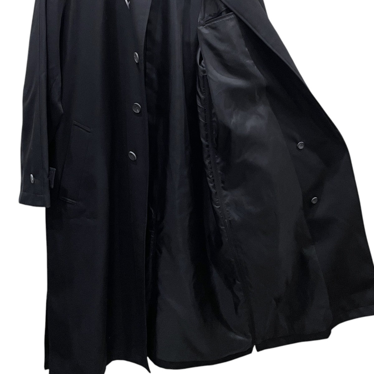 MAISON SPECIAL 23AW プライムオーバーウールシャンブレー バルマカーンコート Prime-Over Wool Chambray Balmacaan Coat 1123216214 古着・中古-4枚目のアイテム画像