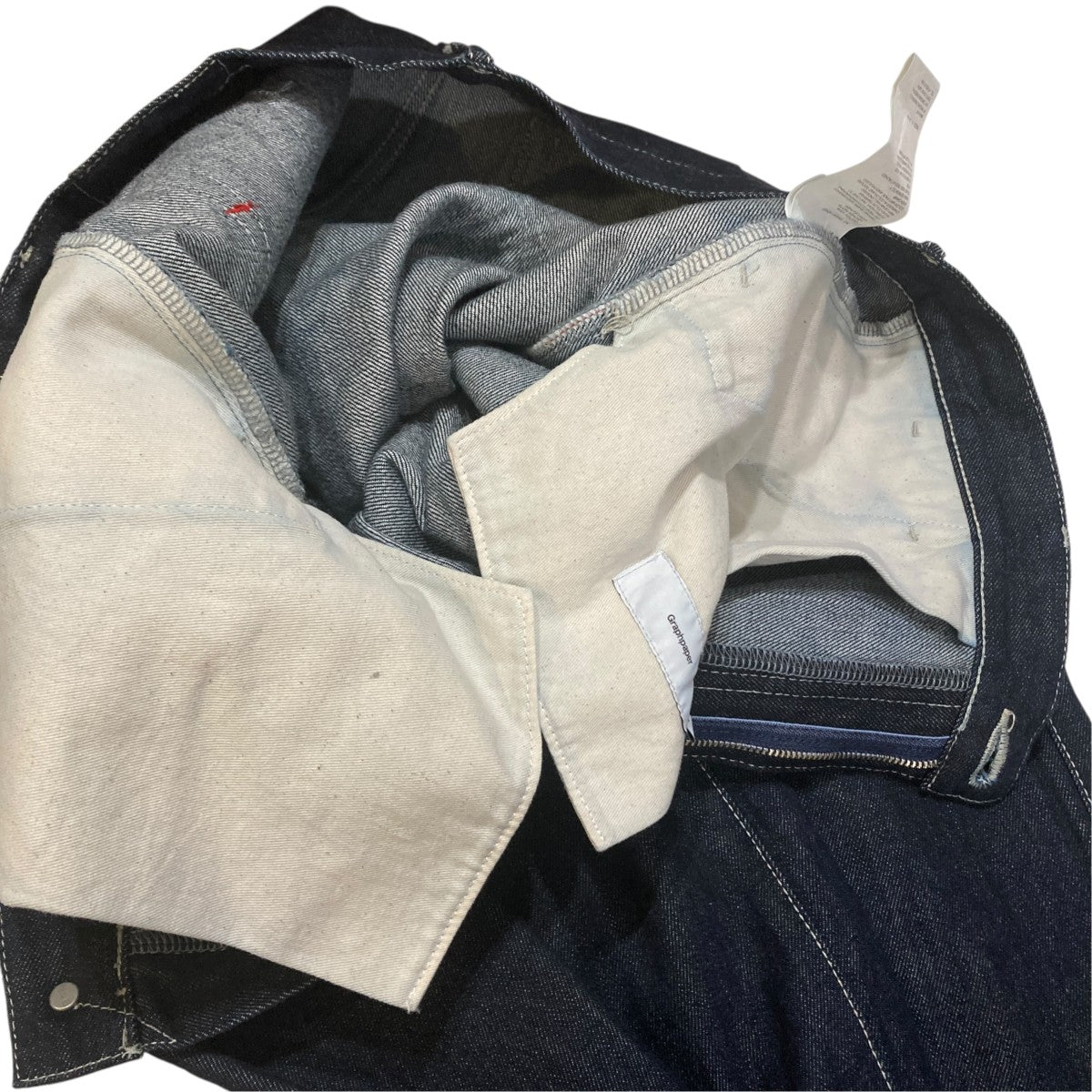 26SSSelvage Denim Two Tuck PantsデニムタックパンツGM261-40600