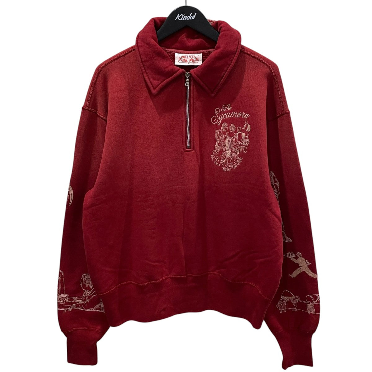 24AW 15oz ヘビーウェイト裏毛プルオーバースウェットトレーナー RESTAURANT 1／4 ZIP レストラン クォータージップ