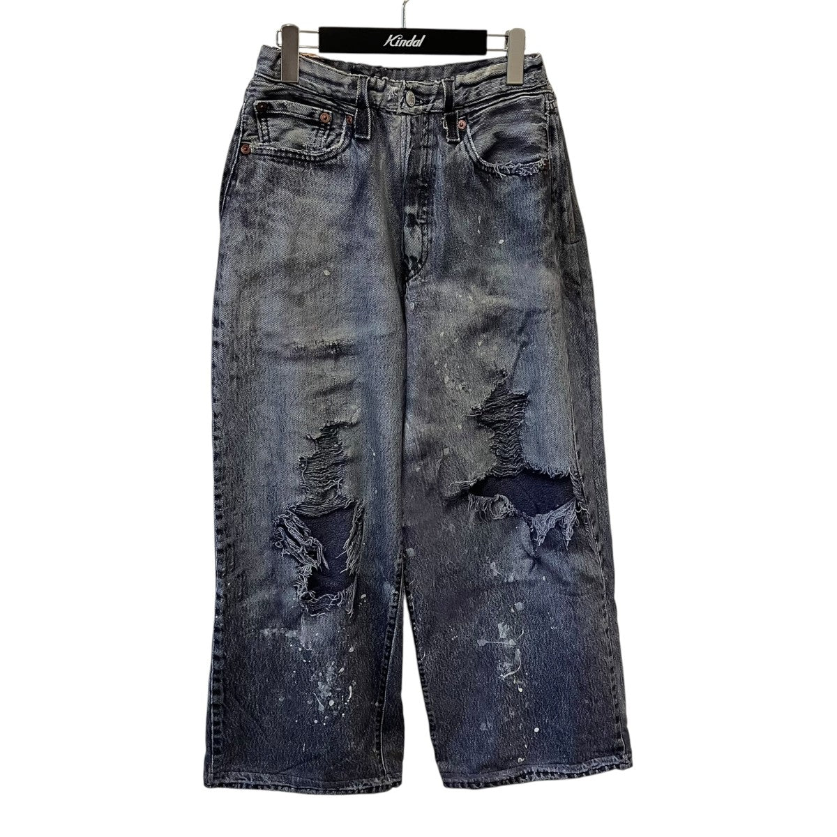 DENIM PRINT WIDE PT転写プリントパンツ2526AW-PT-002