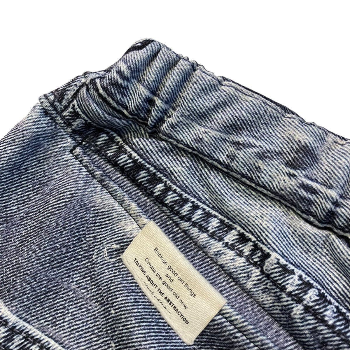 DENIM PRINT WIDE PT転写プリントパンツ2526AW-PT-002