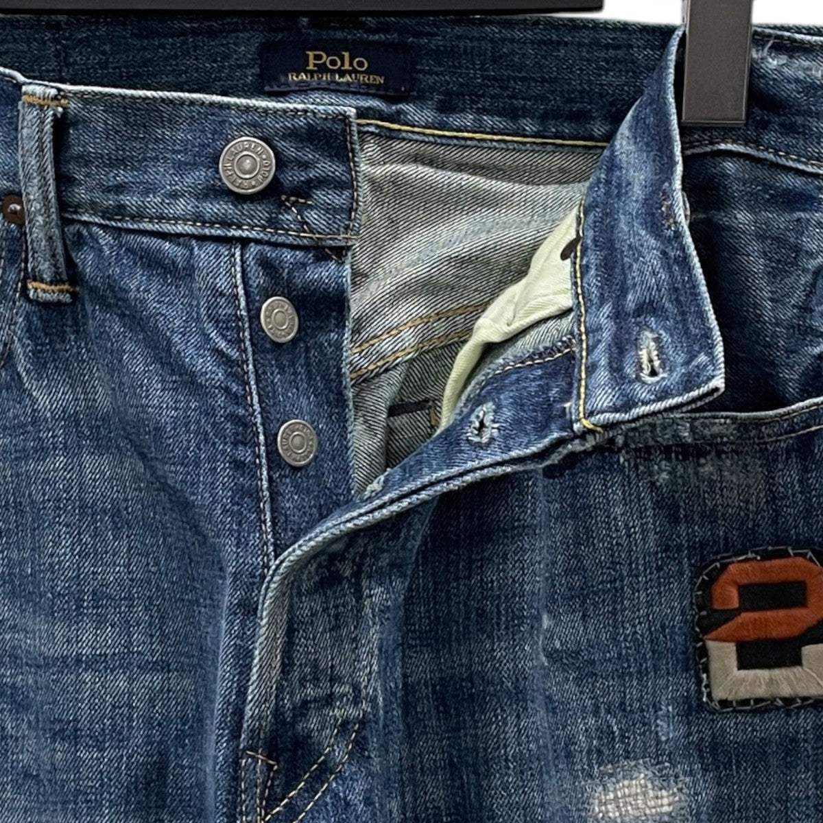 加工デニムパンツ Vintage Classic Fit Distressed Jeans ヴィンテージ クラシック フィット ディストレスト ジーンズ