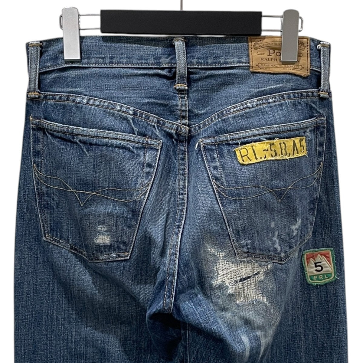 加工デニムパンツ Vintage Classic Fit Distressed Jeans ヴィンテージ クラシック フィット ディストレスト ジーンズ