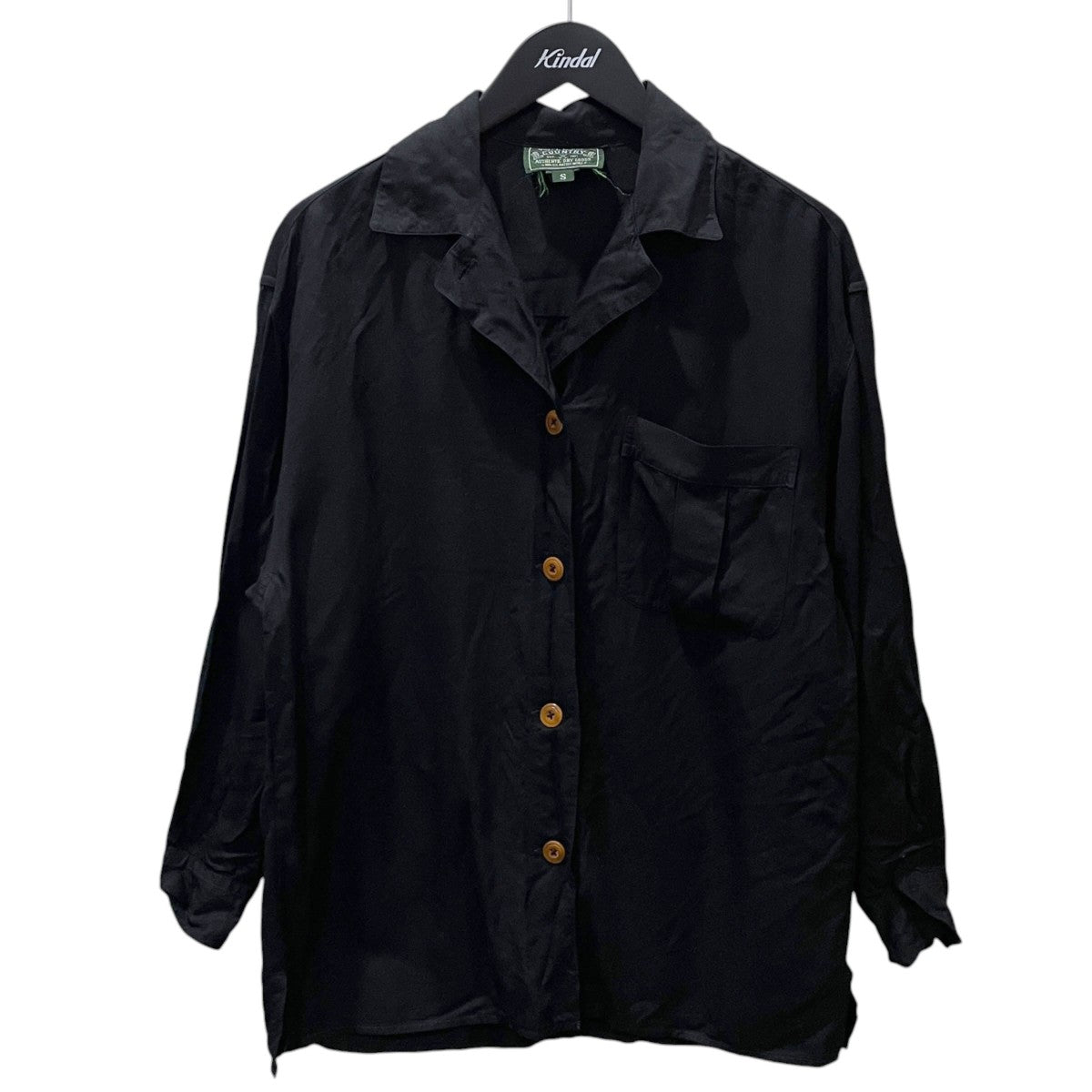 80s レーヨンオープンカラーロングスリーブシャツ Rayon Open Collar L／S Shirt