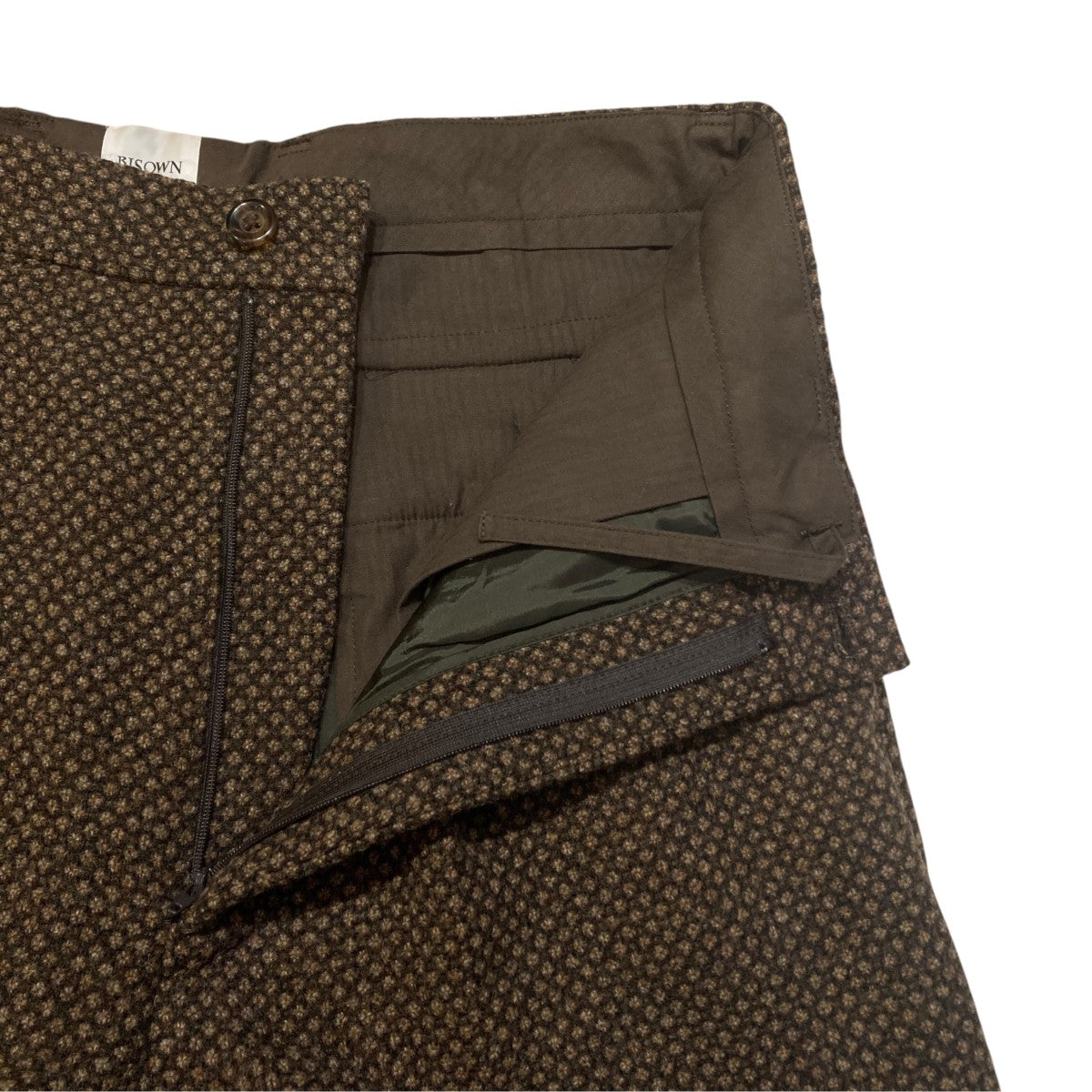 WALL PAPER HEAVYWOOL 1TUCK EASY SLACKS ウールスラックスパンツ 25W-BIS-PT03HM