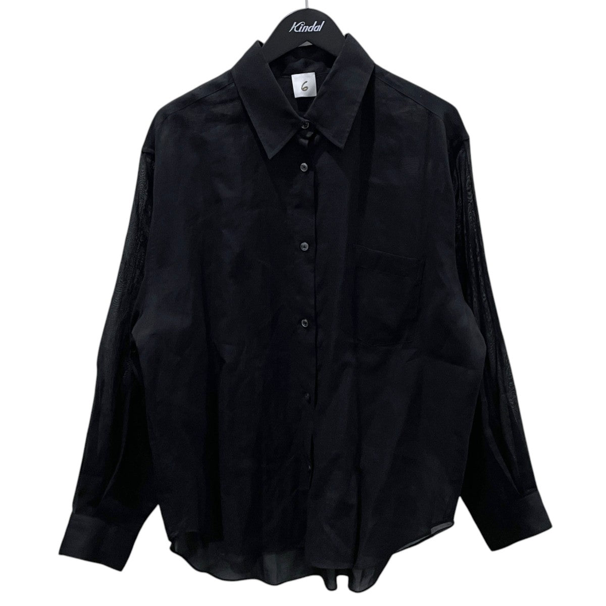 26SS 長袖シアーシャツ SUKE LONG SHT スケ ロングシャツ 8611-2-000016