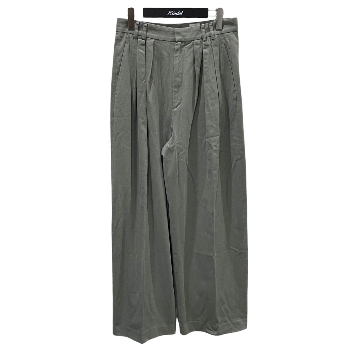 26AW コットンレーヨン タックパンツ COTTON RAYON TUCK PANTS 8614-2-000048