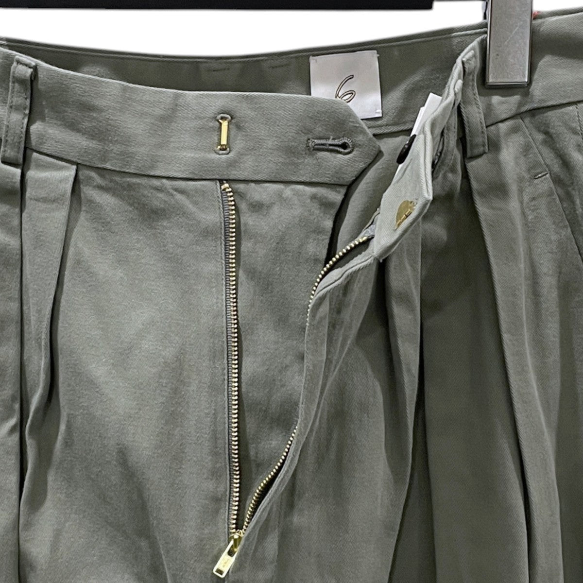 26AW コットンレーヨン タックパンツ COTTON RAYON TUCK PANTS 8614-2-000048
