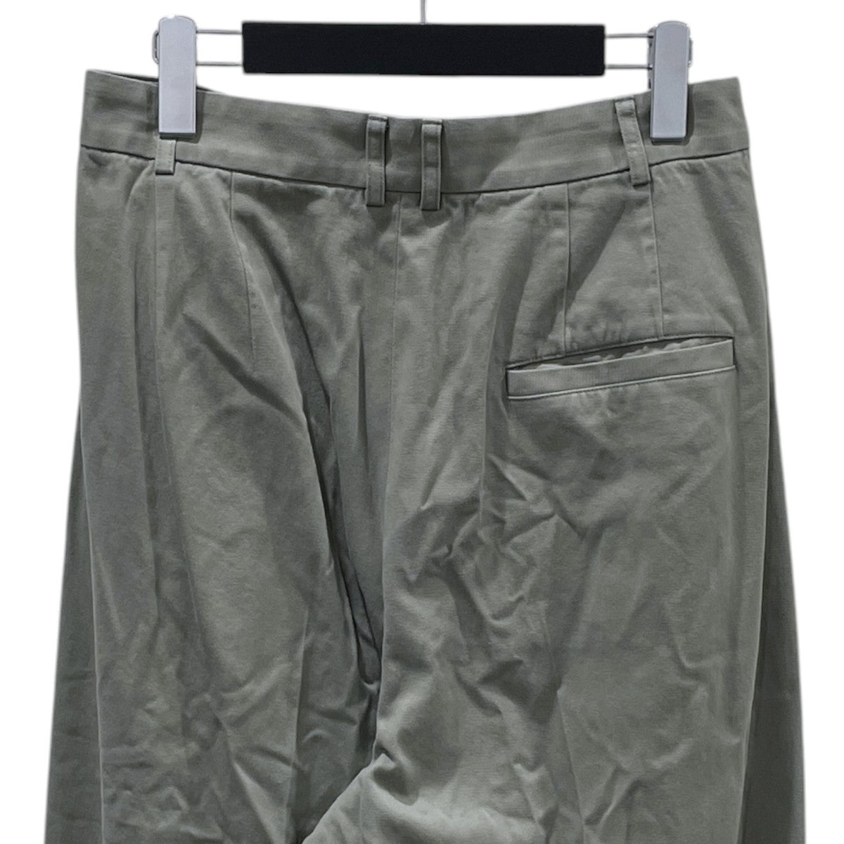 26AW コットンレーヨン タックパンツ COTTON RAYON TUCK PANTS 8614-2-000048