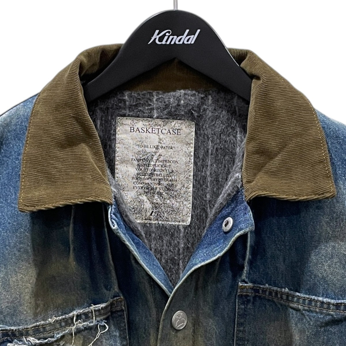 加工デニムジャケット ウールブランケットライニング HAYSTACK ， DENIM JACKET ヘイスタックデニムジャケット