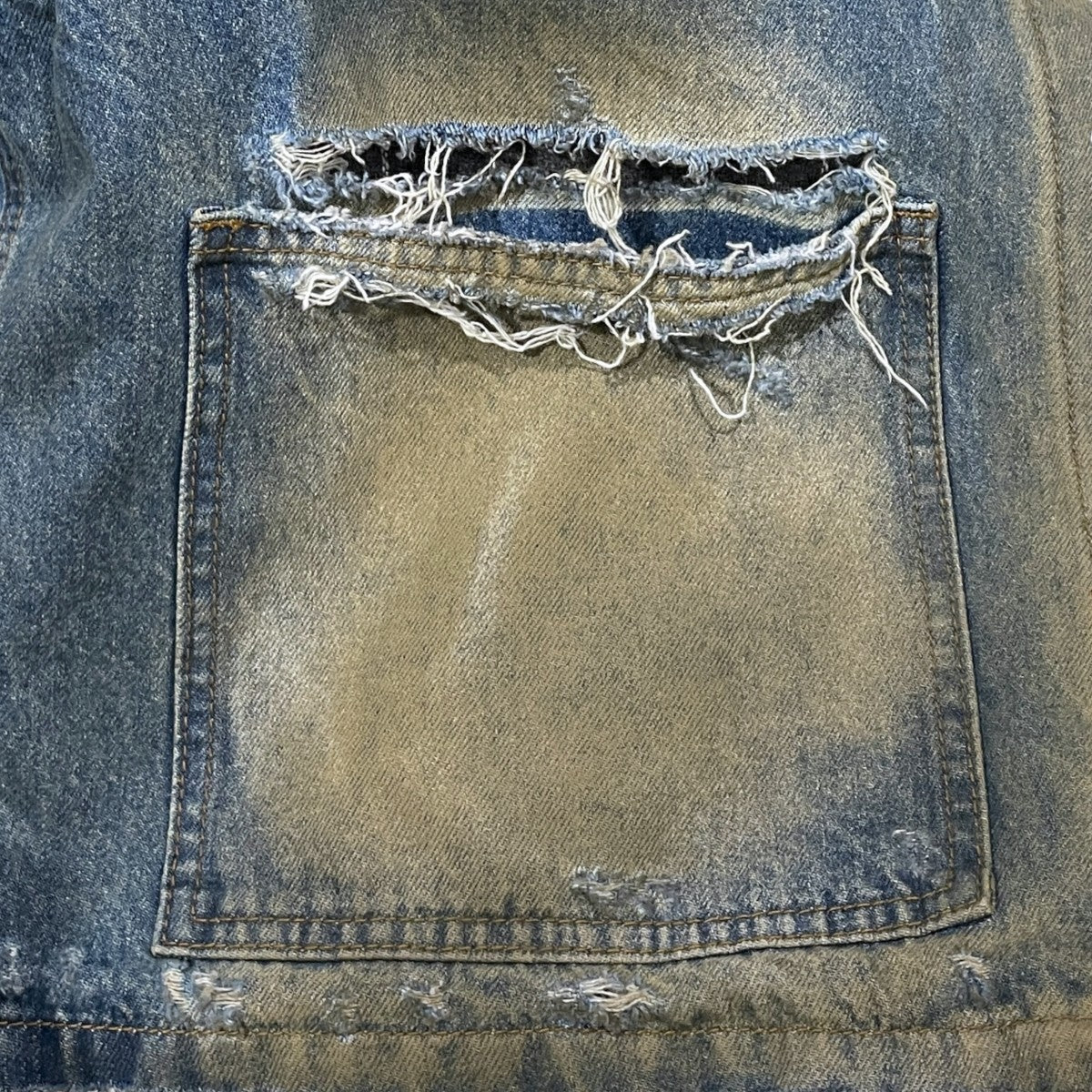 加工デニムジャケット ウールブランケットライニング HAYSTACK ， DENIM JACKET ヘイスタックデニムジャケット