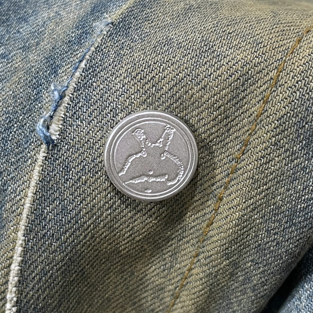 加工デニムジャケット ウールブランケットライニング HAYSTACK ， DENIM JACKET ヘイスタックデニムジャケット
