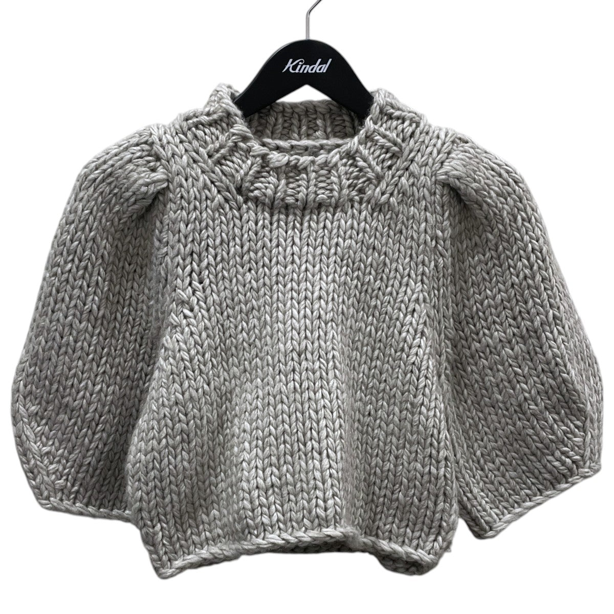 24AW 半袖ニットセーター Puffsleeve Hand Knit パフスリーブハンドニット 12420520
