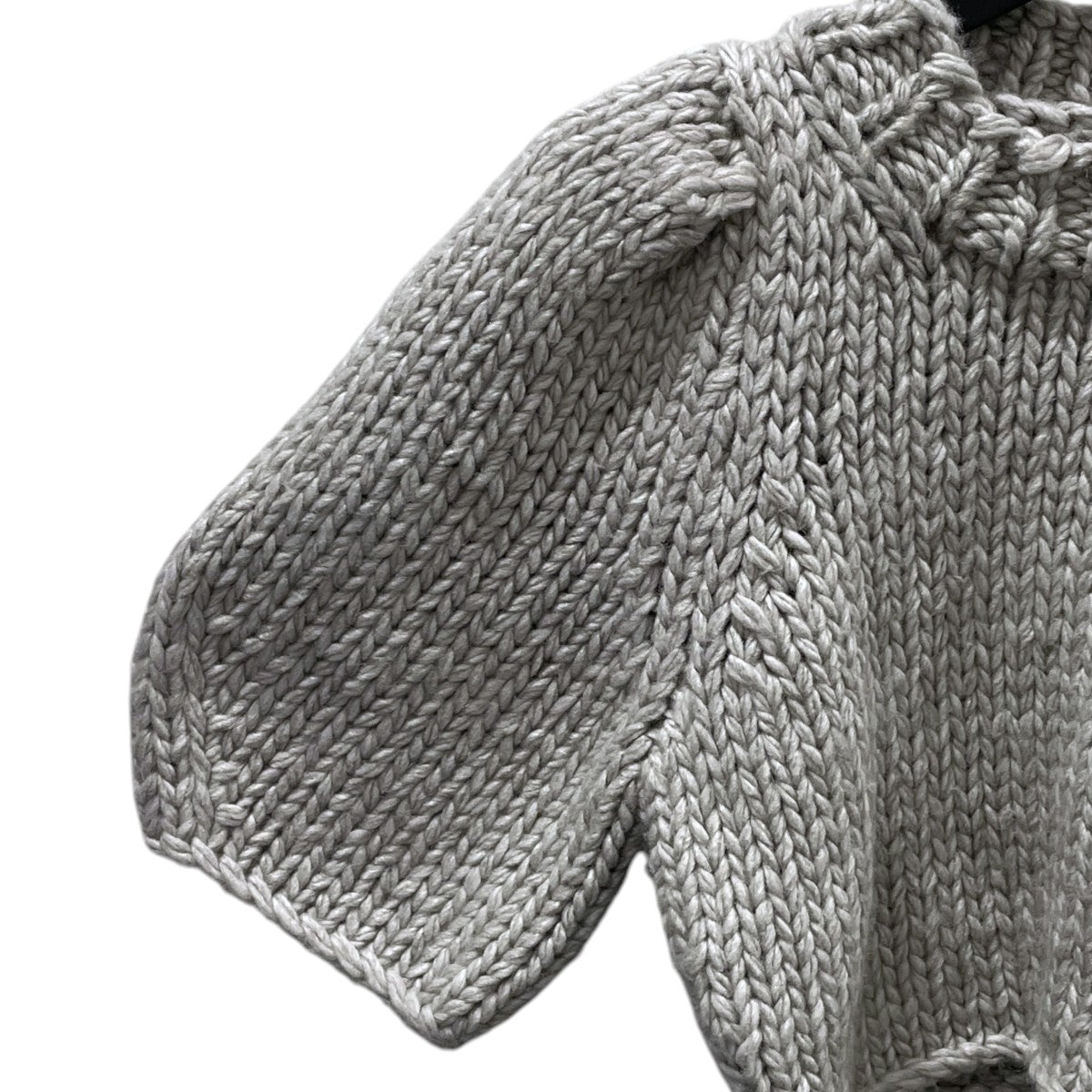24AW 半袖ニットセーター Puffsleeve Hand Knit パフスリーブハンドニット 12420520