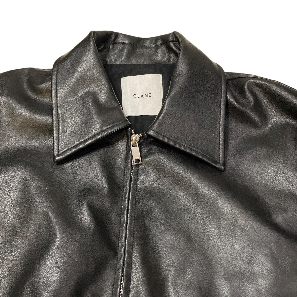CLANE FAKE LEATHER BALLOON JACKETジャケット19101-0012 古着・中古-3枚目のアイテム画像