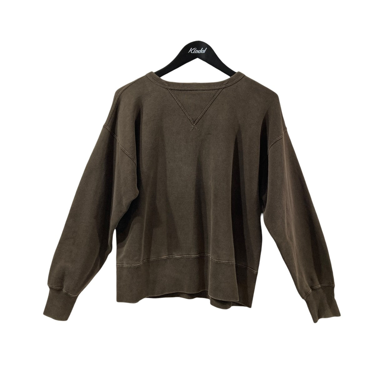 MUD DYED BROWN SWEAT SHIRTスウェット603