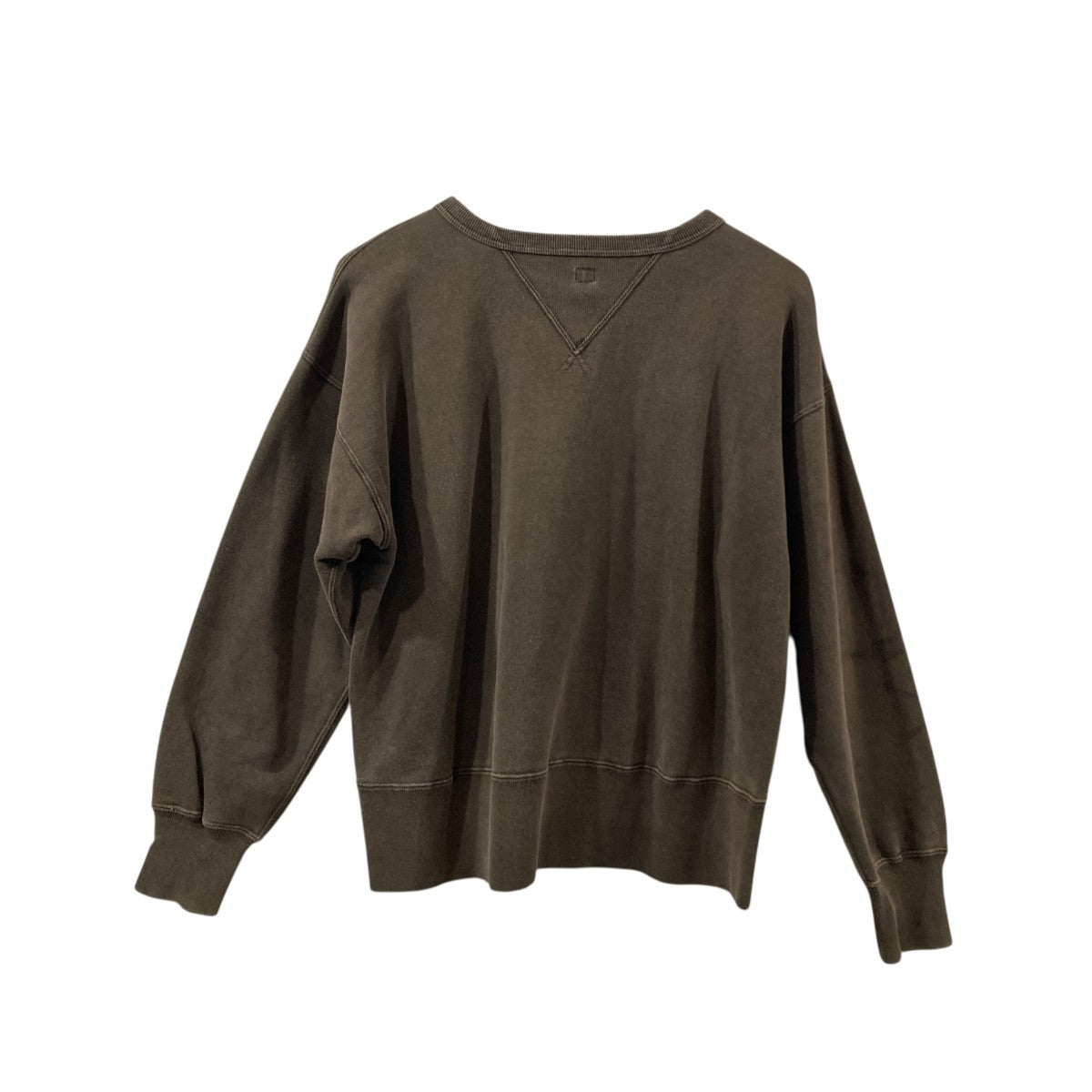 MUD DYED BROWN SWEAT SHIRTスウェット603