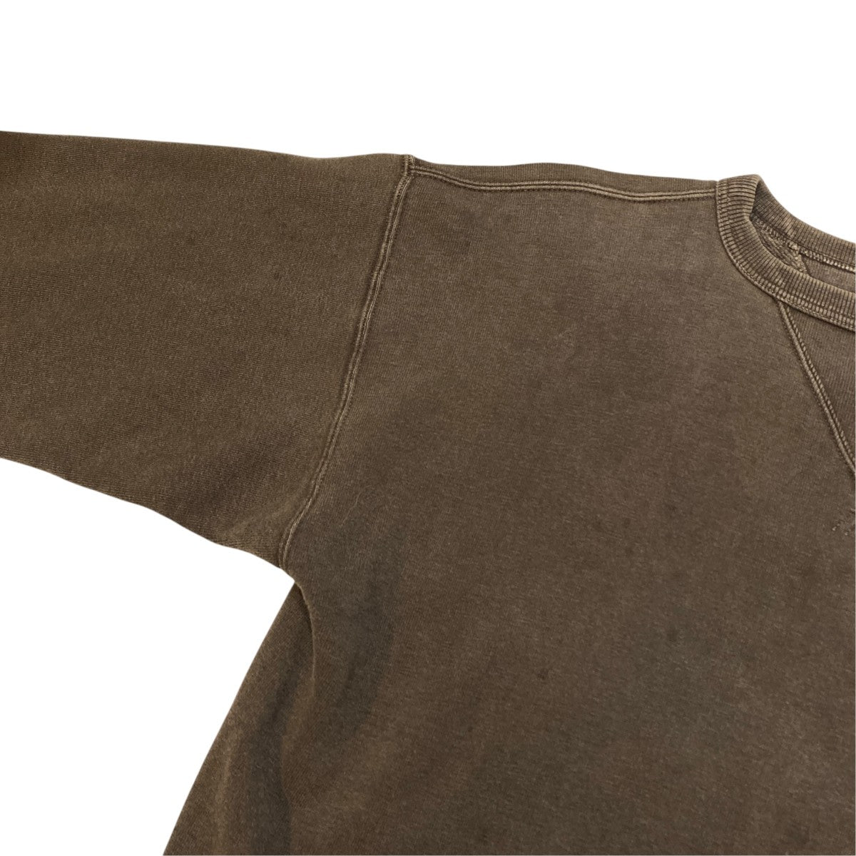 MUD DYED BROWN SWEAT SHIRTスウェット603