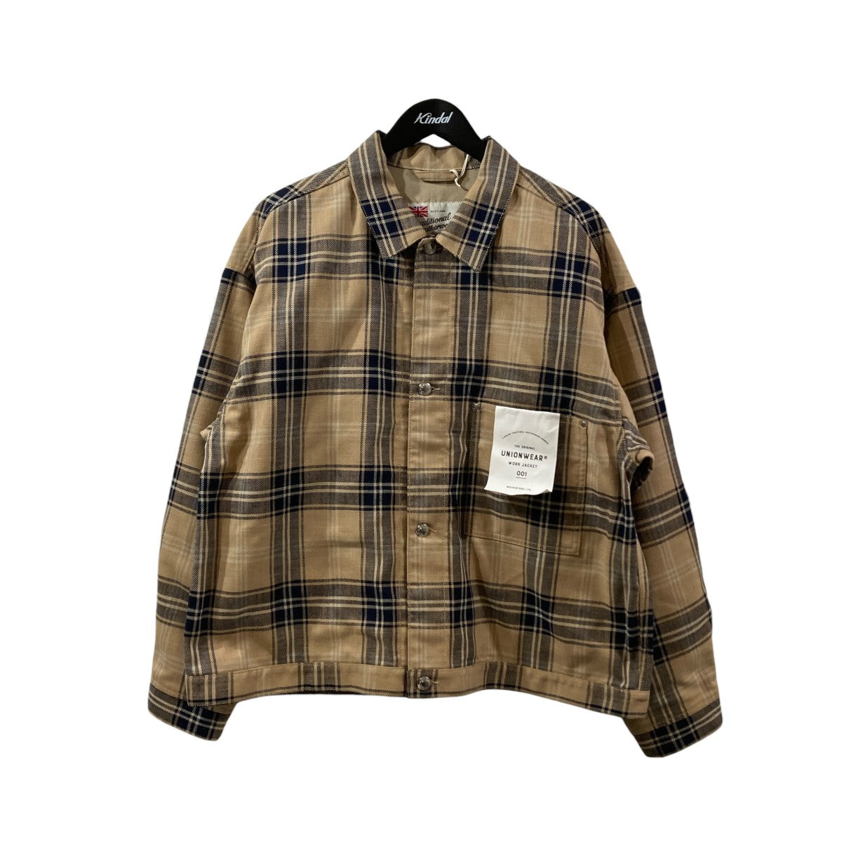 26SSWORK JACKET 001チェックジャケットG261KGFBL0423NP