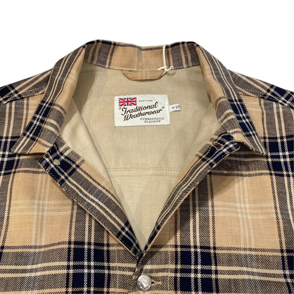 26SSWORK JACKET 001チェックジャケットG261KGFBL0423NP