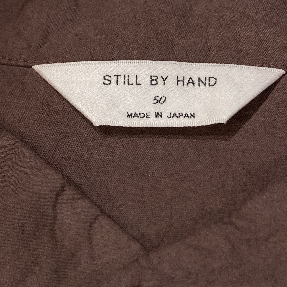 26AWGarment-dye band collar shirtノーカラーシャツSH03263