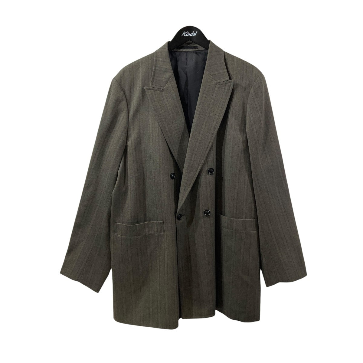 MELANGE HERRINGBONE STRIPE DB JKTテーラードジャケットUJK25-KC207-B
