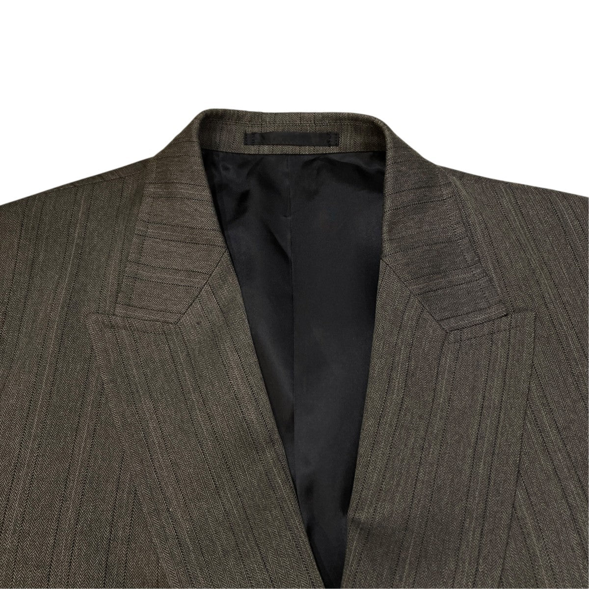 MELANGE HERRINGBONE STRIPE DB JKTテーラードジャケットUJK25-KC207-B