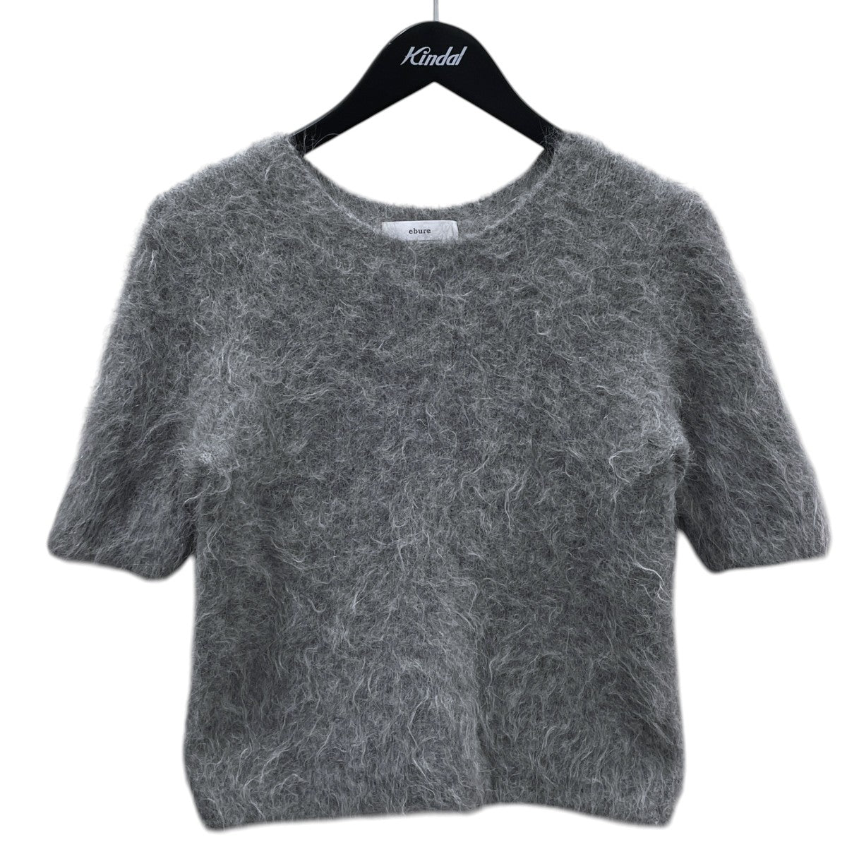 24AW 半袖ニットセーター Alpaca Shaggy Crew Neck Half Sleeve Knit アルパカシャギークルーネックハーフスリーブニット 4010800670